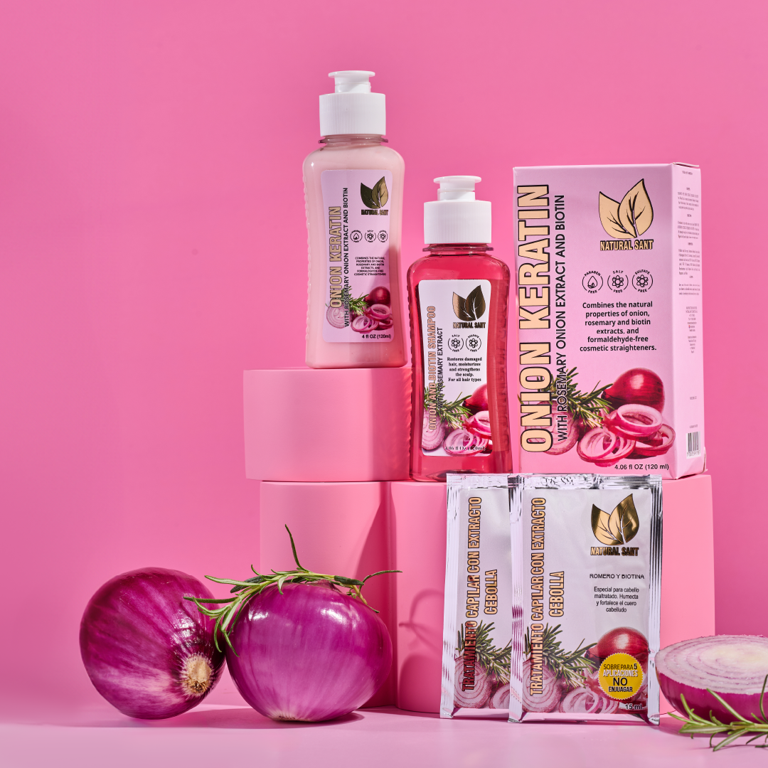 Duo Box Keratina de Cebolla, Romero y Biotina 120ml