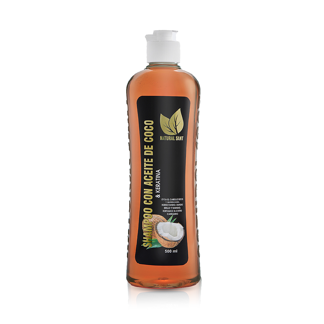 Shampoo de Aceite de Coco y Keratina