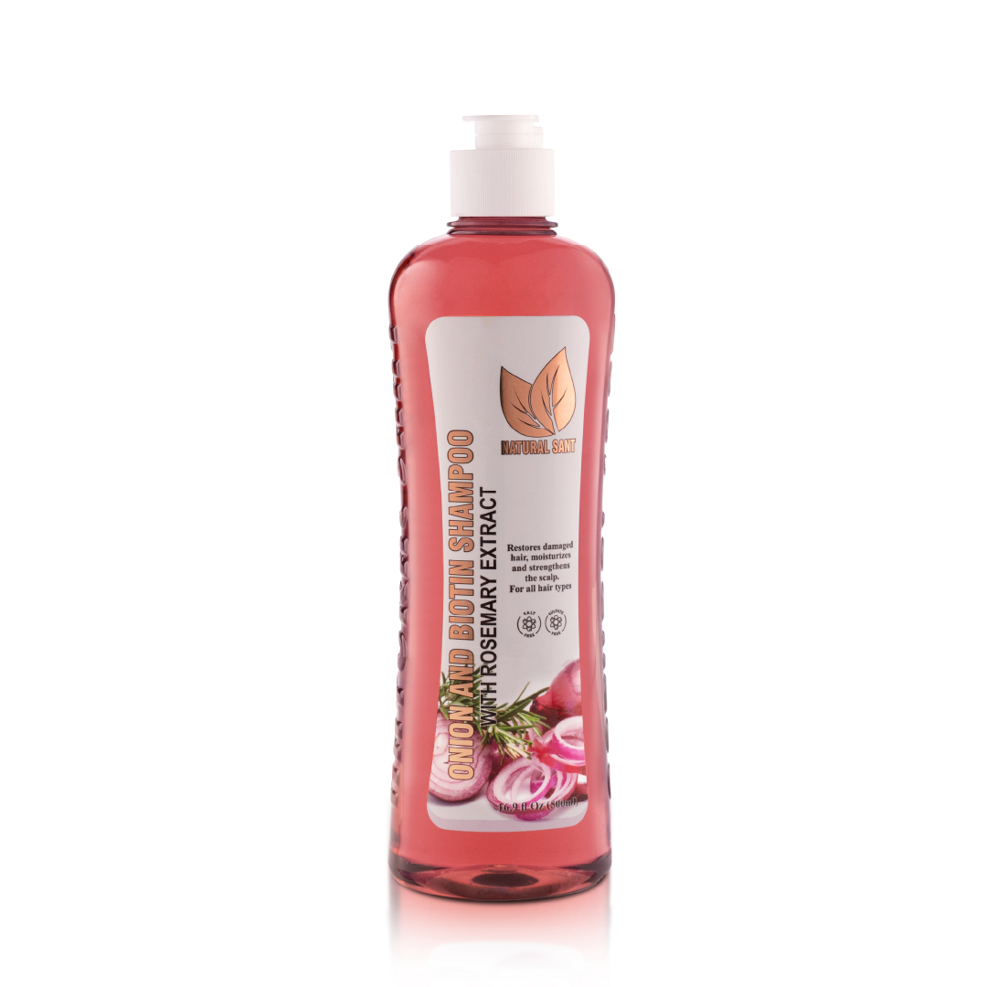 Shampoo de Cebolla, Romero y Biotina 16.9 Oz